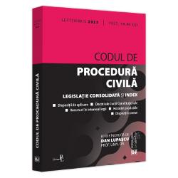 Codul de procedura civila : Septembrie 2023