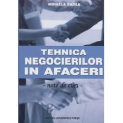 Tehnica negocierilor in afaceri