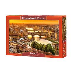 Puzzle cu 1000 de piese Castorland - Bridges of Florence 104826