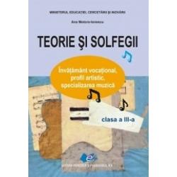 Teorie si solfegii clasa a III a 2017