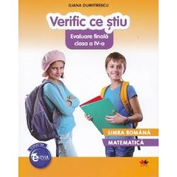 Verific ce stiu. Evaluare finala clasa a IV a