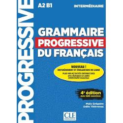 Grammaire Progressive Du Franais - Niveau Intermdiaire - 4me dition - Livre + Cd + Livre-Web