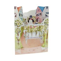 Swing Cards Felicitare Wedding Carriage SC161