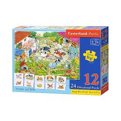 Puzzle educativ Mama si Copilul E111