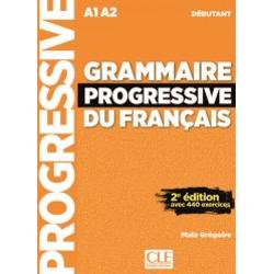 Grammaire progressive du français - Niveau débutant - Livre + CD + Livre-web - Nouvelle couverture