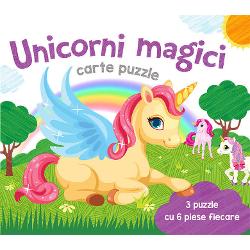 Unicorni magici. Carte puzzle