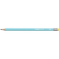 Creion grafit Stabilo 160 cu radiera HB bleu SW216002HB