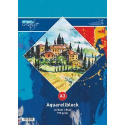 Bloc Aquarell Topp A3 190G 24F 28691