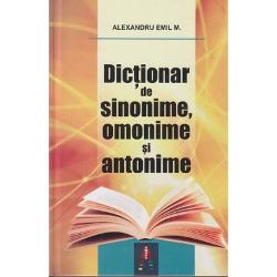 Dictionar de sinonime, omonime si antonime (editie cartonata)