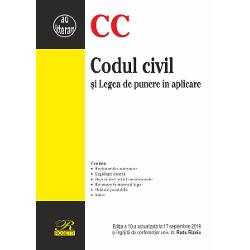 Codul civil si Legea de punere in aplicare 17.09.2019