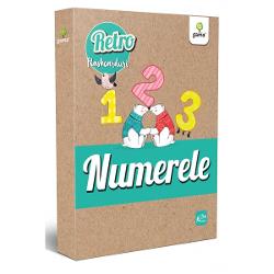 Numerele. Retro Flashcard