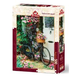 Puzzle 500 p. BICYCLE & FLOWERS AP4166