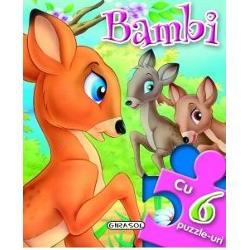 Povesti cu puzzle - Bambi, Editura Girasol