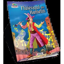 Fluierasul din Hamelin. Carte de colorat cu text