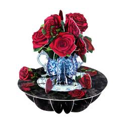 Piruettes Felicitare 3D - Roses PS076