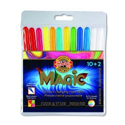 Set Carioca - MAGIC 10+2 culori K1612-12M