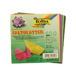 Hartie Origami 70 G 100Coli 10X10 Cm Culori Asortate F8910