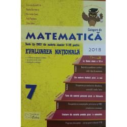 Culegere de matematica, teste tip CNEE din materia claselor V-VII pentru Evaluarea Nationala 2018