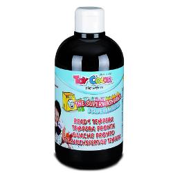 Tempera superlavabila Toy Color, 500 ml, negru TC551/24