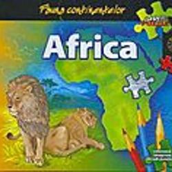 Fauna Continentelor Africa (carte puzzle)