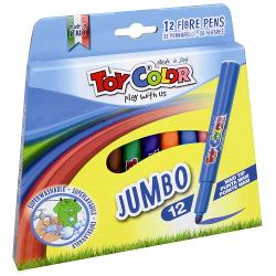 Carioci Toy Color Jumbo, 12 culori TC041