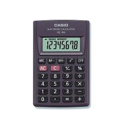 Calculator de buzunar Casio HL-4A, 8 digits , negru