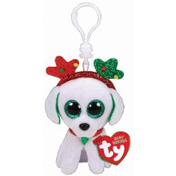 Jucarie de plus cu breloc Beanie Boos SUGAR - dog with antlers TY 35225