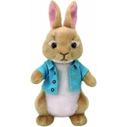 Jucarie de plus Beanie Babies PETER RABBIT - Cottontail/iepuras, 15cm, TY 42278