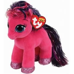 Jucarie de plus Beanie Boos RUBY - pink pony/ponei roz, 15cm, TY 36665