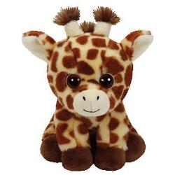 Jucarie de plus Beanie Babies PEACHES - giraffe/girafa, 15cm, TY 41199