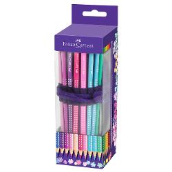 Rollup 20 Creioane Colorate Sparkle+Accesorii Faber-Castell 201738