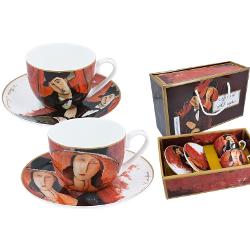 set 2 cesti modigliani femeia cu palarie si mario varvogli 0 250l 8330101