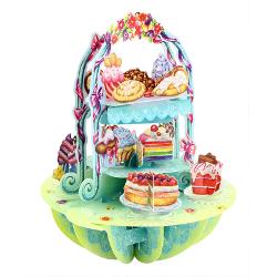 Piruettes Felicitare 3D - Cake Display PS065