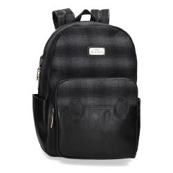 Rucsac 44 cm compartiment laptop/tableta Pepe Jeans Scotch negru 73223.21