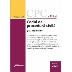 Codul de procedura civila si 12 legi uzuale 1 septembrie 2020