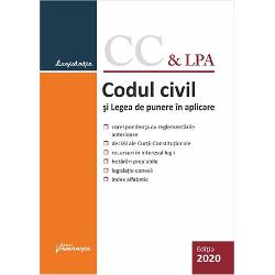 Codul civil si Legea de punere in aplicare 9 septembrie 2020