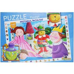 Noriel puzzle 240 piese Povesti Motanul incaltat NOR2990