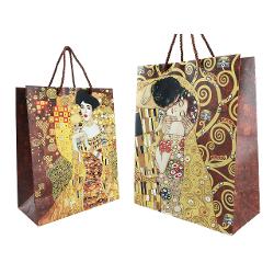 Punga cadou 32x26x12cm Klimt Kiss /Adele 0361601