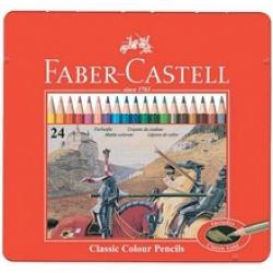 Creioane Colorate 24Buc In Cutie Metalica 115845