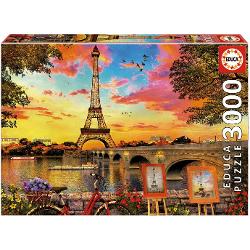 Puzzle 3000 piese sunset in paris 17675