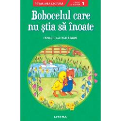 Bobocelul care nu stia sa inoate. Poveste cu pictograme. Nivelul 1