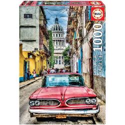 Puzzle 1000 piese vintage car in old havana 16754