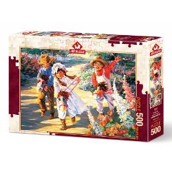 PUZZLE 500 PIESE - GIDDY UP! -CORINNE HARTLEY AP5084