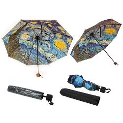 Umbrela pliabila Van Gogh noapte instelata h 24cm d 100cm 0217321