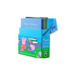 Peppa Pig: Peppa goes on holiday and other stories (10 Books + 4 Cd)