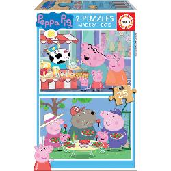 Puzzle 2 x 25 piese Peppa Pig 18078