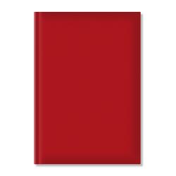 Agenda nedatata A5, hartie offset alb, coperta rosie EJ221302
