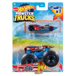 Hot Wheels Monster Truck Si Masinuta Metalica Twin Mill MTGRH81_GRH84