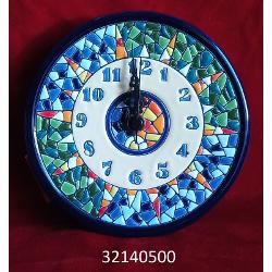 Ceas ceramica cuerda seca decorat manual gaudi 14cm 32140500