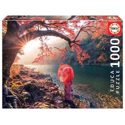 Puzzle 1000 piese Sunrise in Katsura River Japan 18455